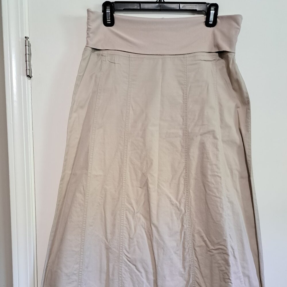 CONTRAST Bohemian Maxi Skirt